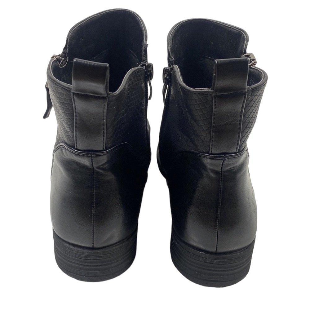 Corkys Cherish Black Vegan Leather Booties - Picture 5 of 8